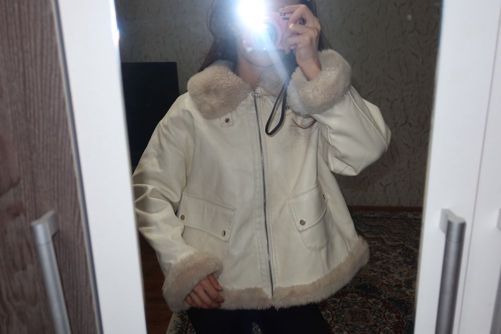 зимняя куртка теплая, отличное состояние