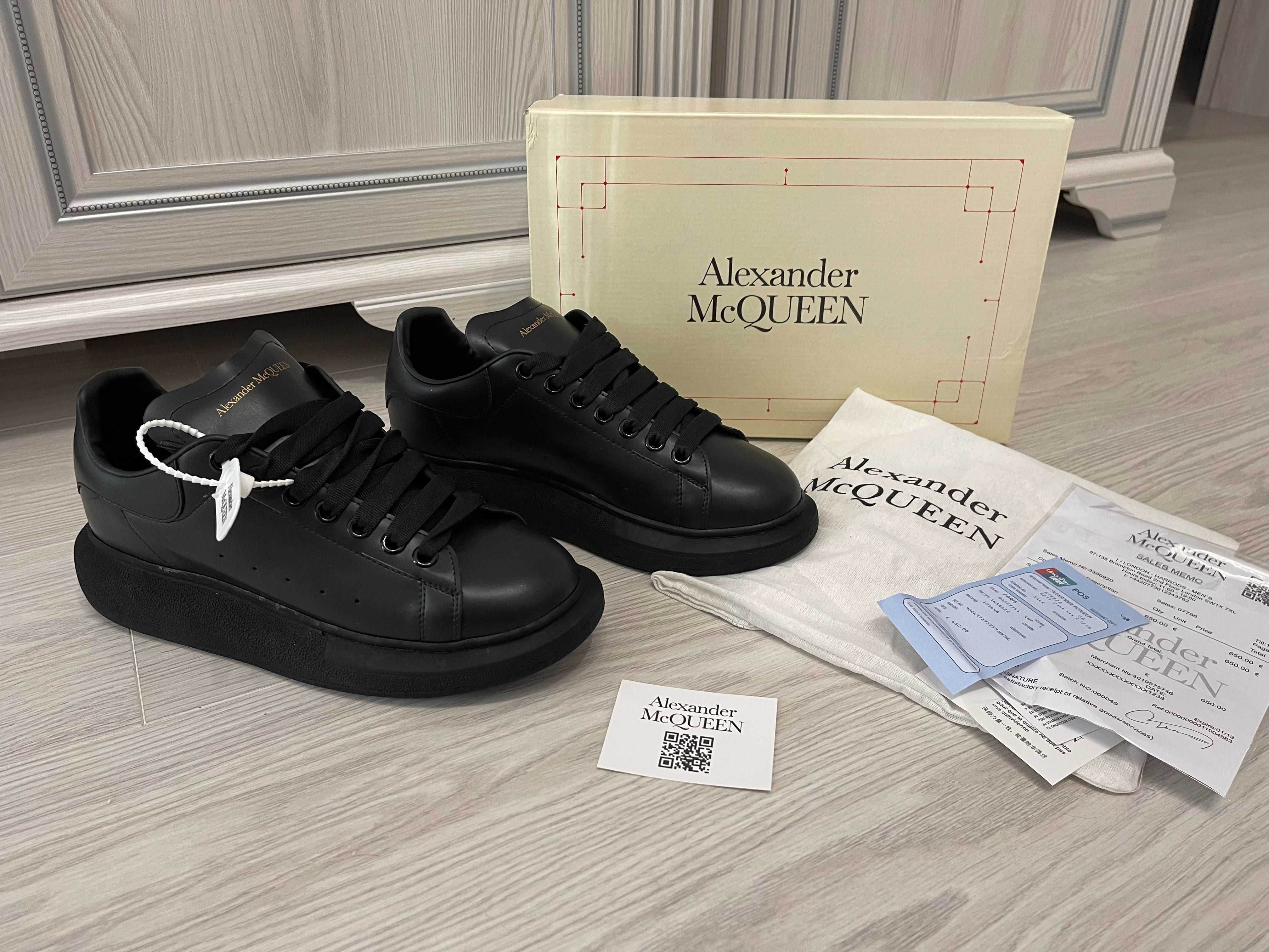 Adidasi Alexander McQueen l Produs NOU 2024 la Cutie Premium