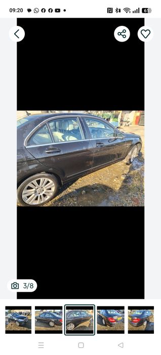 Piese jug modul abs grila parbriz geam fuzeta arcuri  Mercedes w204