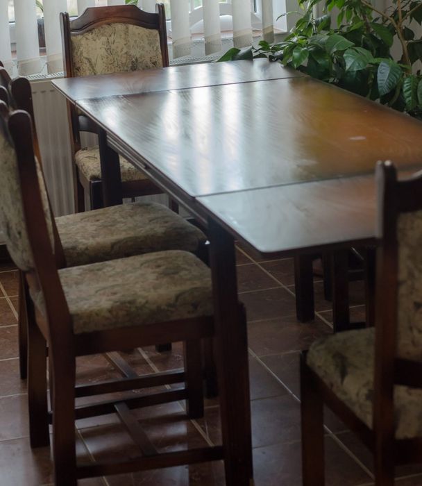 Set masa 7 scaune lemn masiv stejar