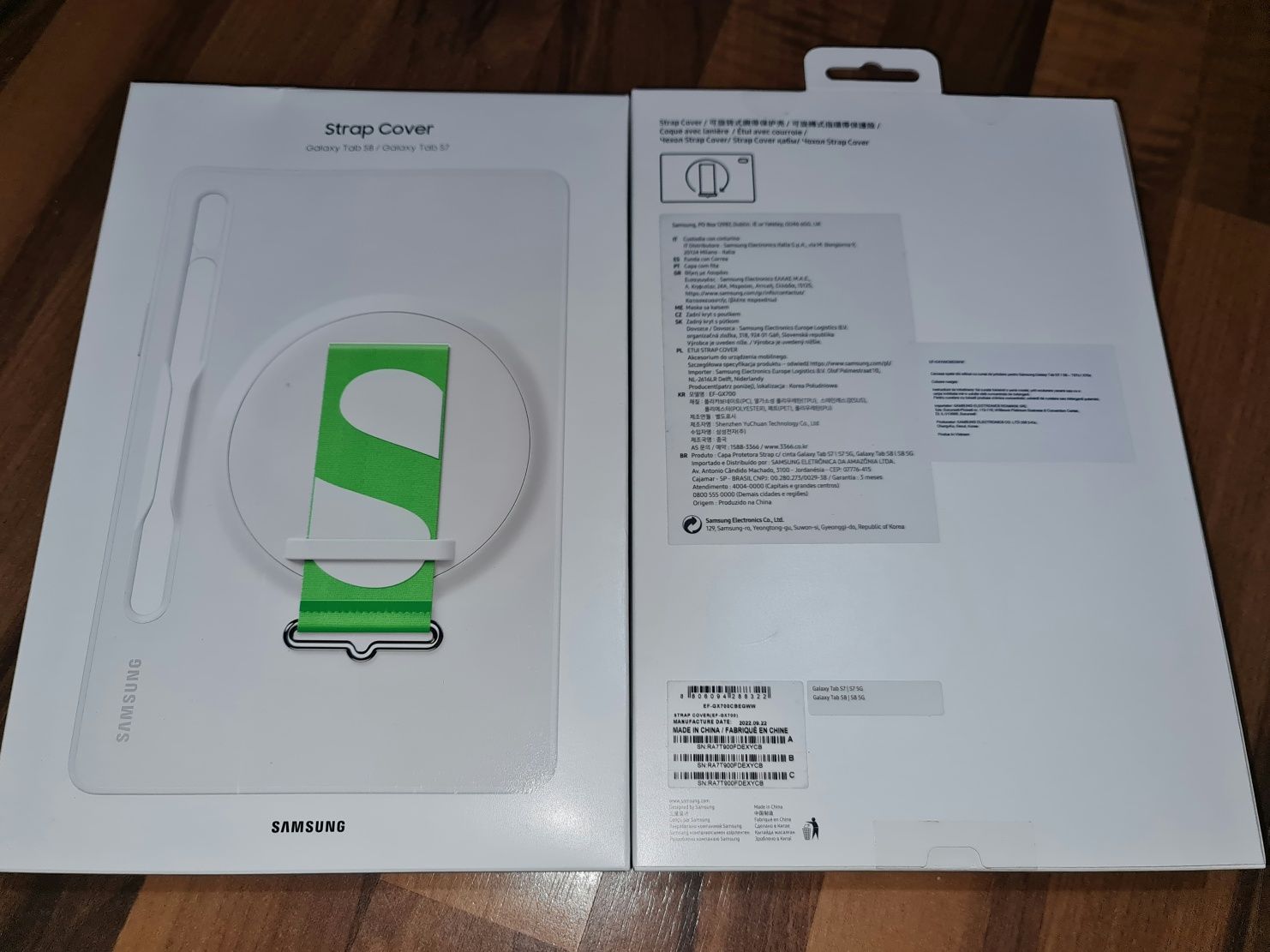 Husa antisoc originala Samsung Strap Cover Galaxy Tab S7 S8 5G