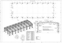 Structură metalică tip „Hală Sigma” – 593 mp  _ De vânzare!