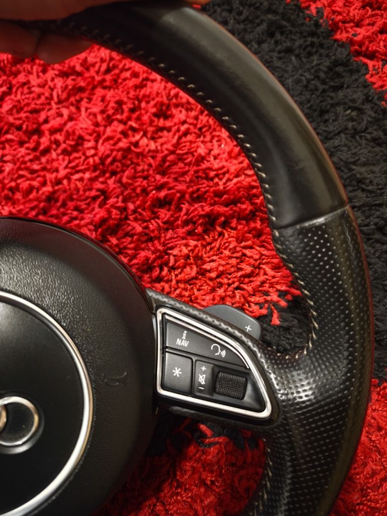 Volan teșit Audi cu  Padele 2011-2017 Complet + Airbag