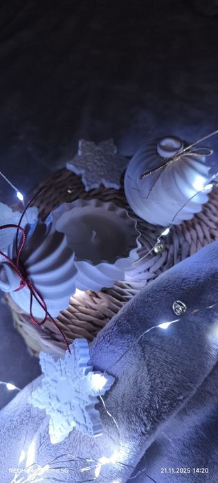 Коледни свещи-Коледна магия
Моите ръчно изработени