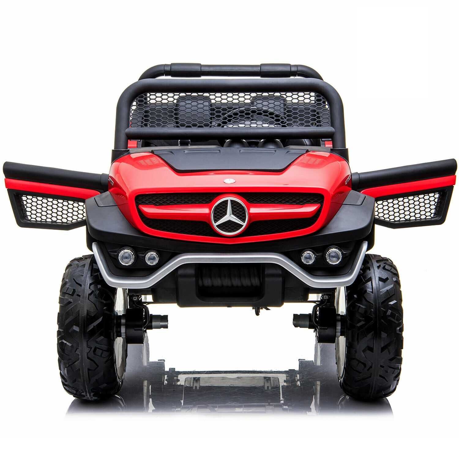 Masinuta electrica pentru 2 copii Mercedes UNIMOG 4x35W PREMIUM #RED