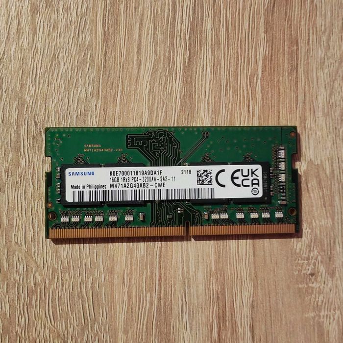 Memorie RAM Laptop Samsung 16GB 3200 MHz - Testata, M471A2G43AB2-CWE