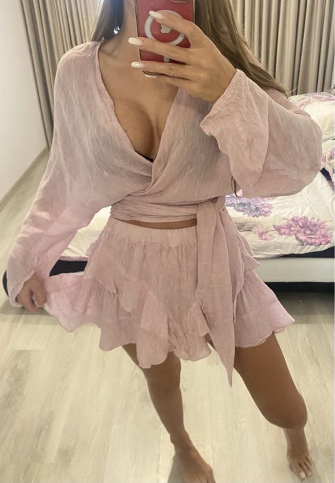 Pnk set din material natural in