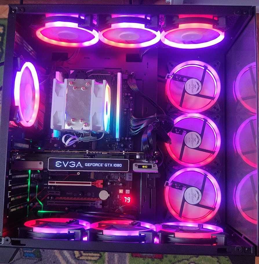 Гейм PC/workstation Xeon E52697AV4,EVGA1080,32gb ddr4,1tb nvme,2tb hdd