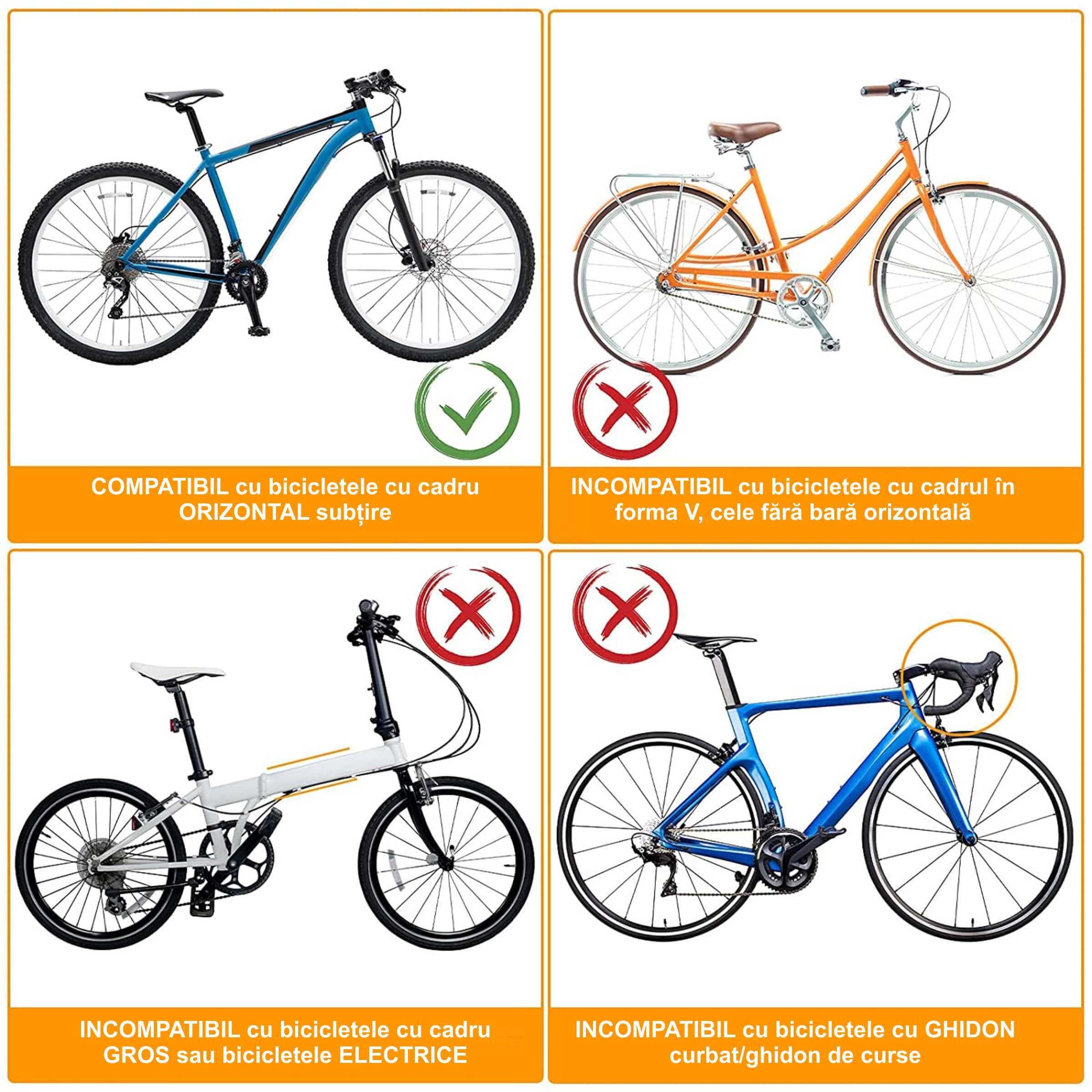 Scaun de copil pentru bicicleta cu prindere pe bara din fata