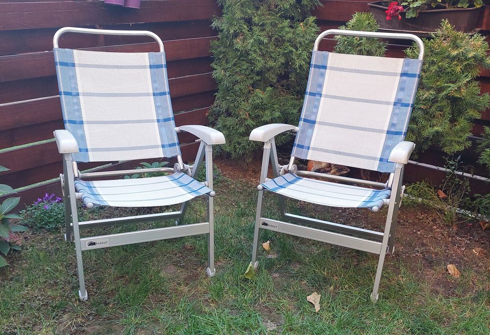 Scaune aluminiu pliabile camping Duckdalf