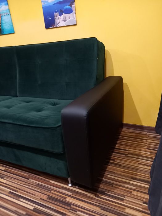 Canapea extensibilă 3 locuri, nouă, ladă depozitare, 235x95 dimensiuni