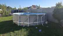 Vand piscina intex 457x122+pompa cu nisip