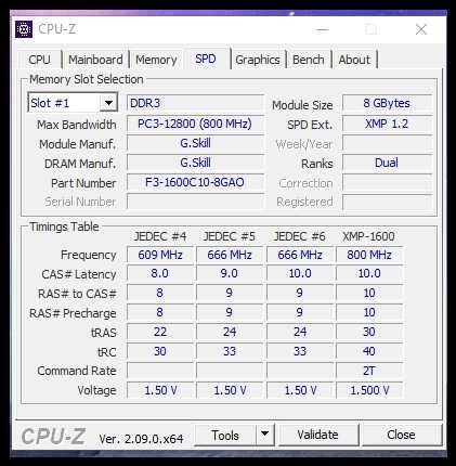 Памет 16GB (2x8GB) G. Skill SNIPER   1600 MHz DDR3