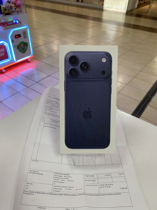 iPhone 17 Pro Max 256Gb Deep Blue Sigilat Garantie 4 ani