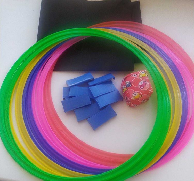 Набор детских колец для прыжков и разных игр, тренировочные кольца