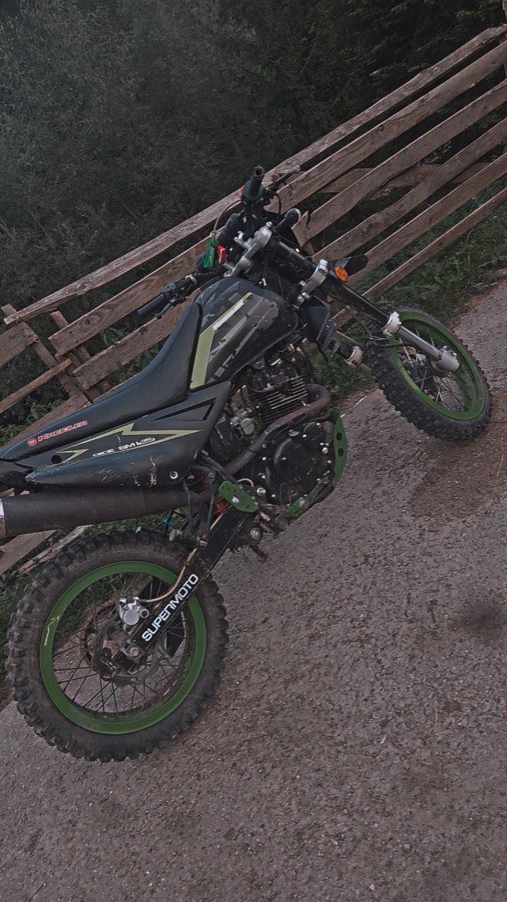 Cross 125 4t ,motorul merge foarte bine