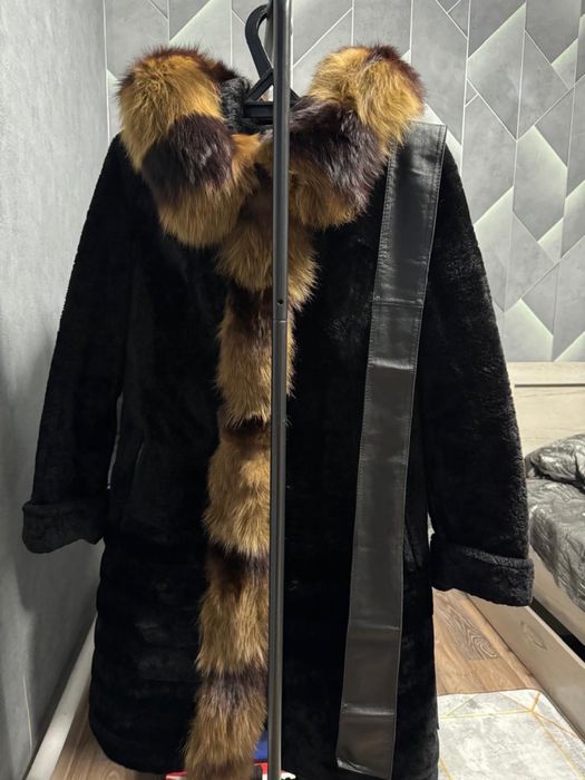 Шуба мутон теплая 48р