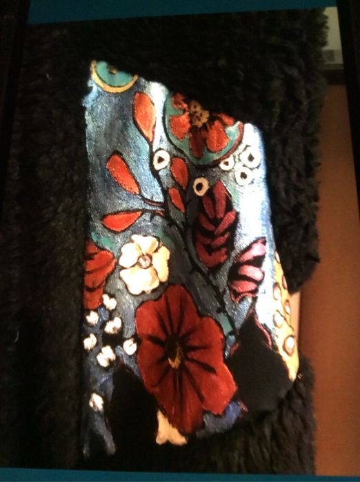 Cojoc superb pictat Liza Panait marimea M/L