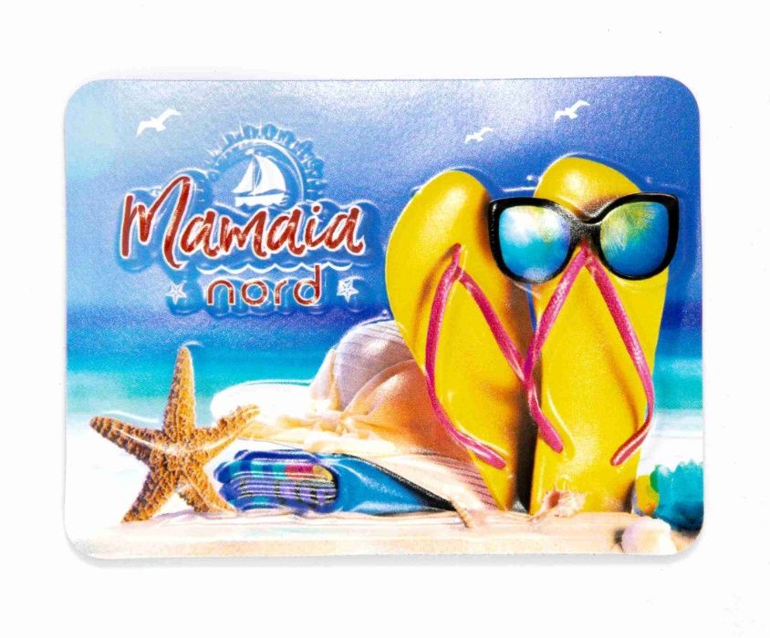 Magnet frigider Mamaia Nord - suvenir litoral - pachet 12 buc.