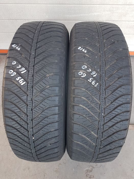 Всесезони гуми 2 броя GOODYEAR Vector4Seasons 195 60 R16 C дот 4418