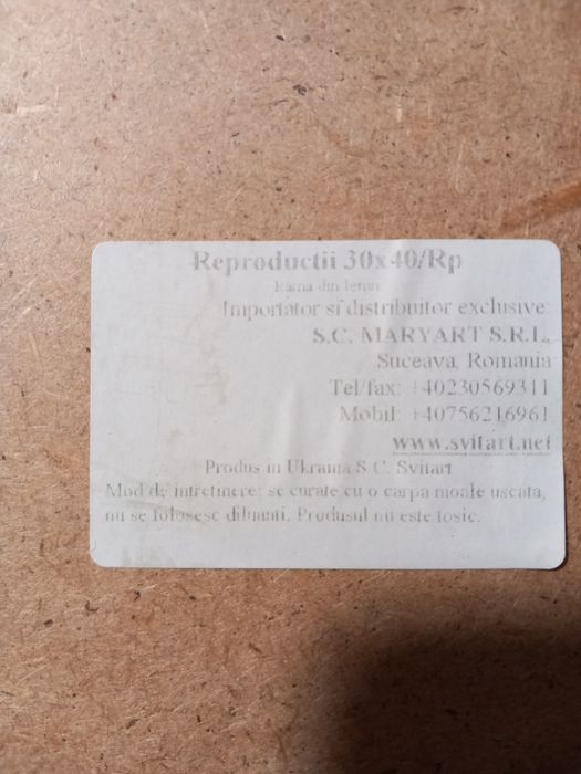 Tablou 30/40 frumos