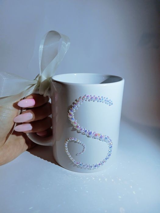 Персонализирана чаша с кристали