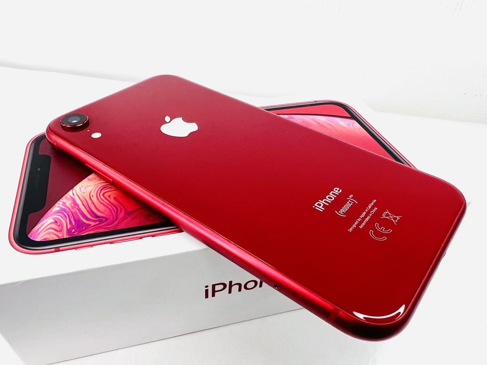 Apple iPhone XR 128GB Red 100% Батерия! Гаранция!