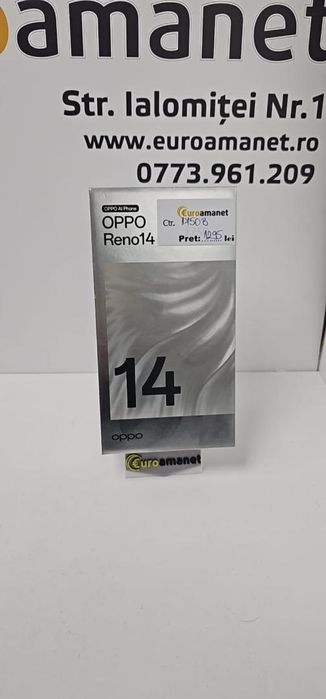Telefon mobil OPPO Reno14 F, Dual SIM, 8GB RAM, 256GB, 5G, -B-