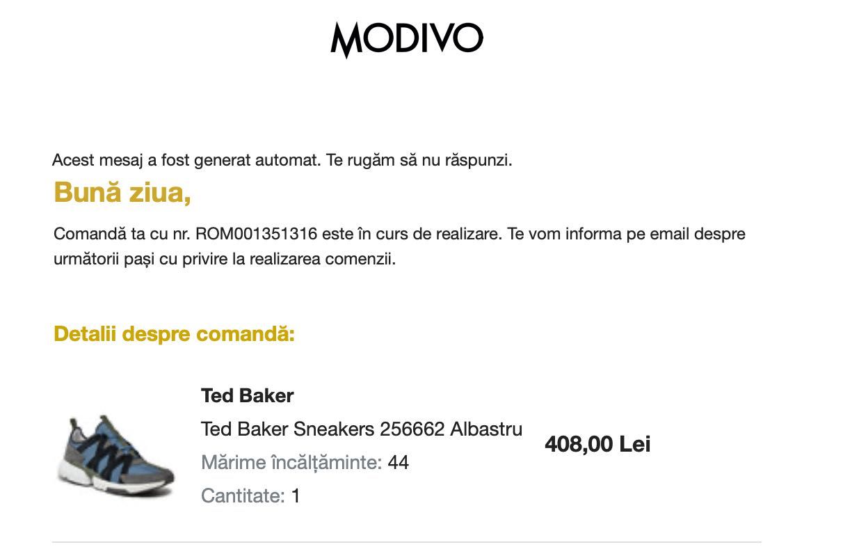 Adidasi Ted Baker, 44