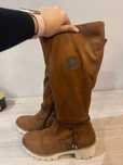 Vand cizme piele intoarsa Rieker, marime 38