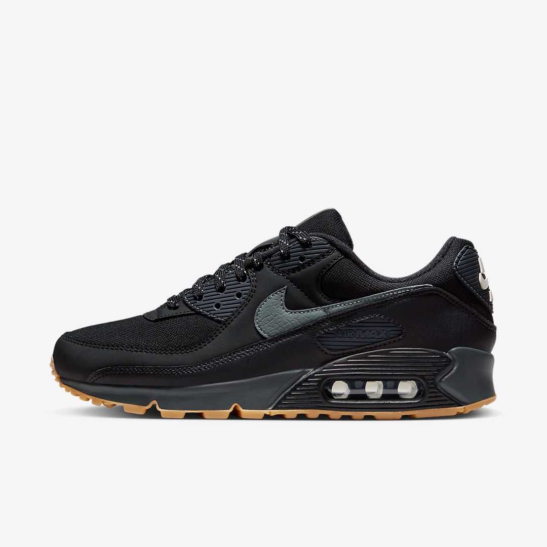 Nike - Air Max 90 Black Gum номер 38.5 дамски черни Оригинал Код 5702