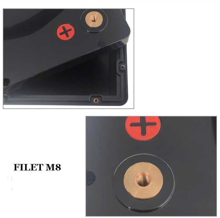 Carcasa baterie LifePO4 100Ah ABS cu garnitura si suruburi