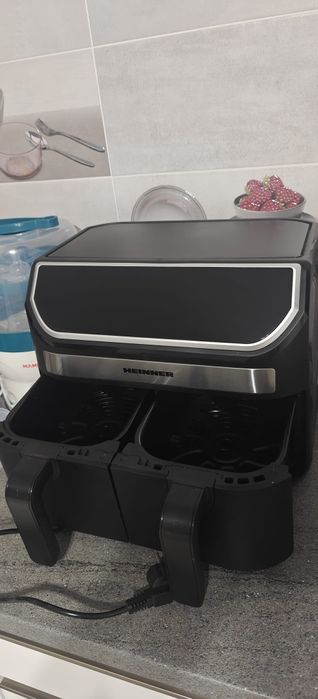 Friteuza dubla cu aer cald Heinner