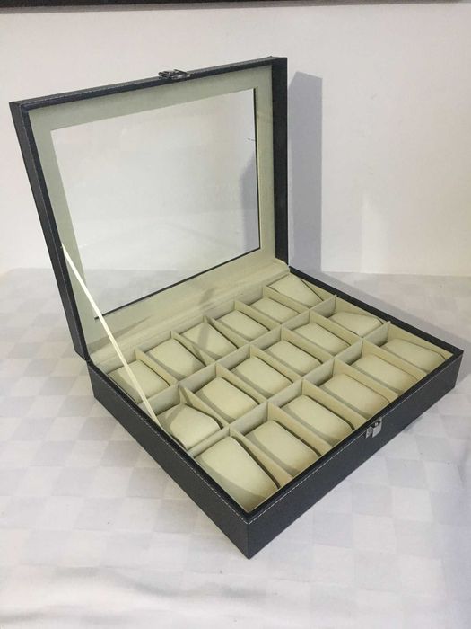 Cutie Caseta Depozitare Ceas-uri pentru 18. SIGILAT!