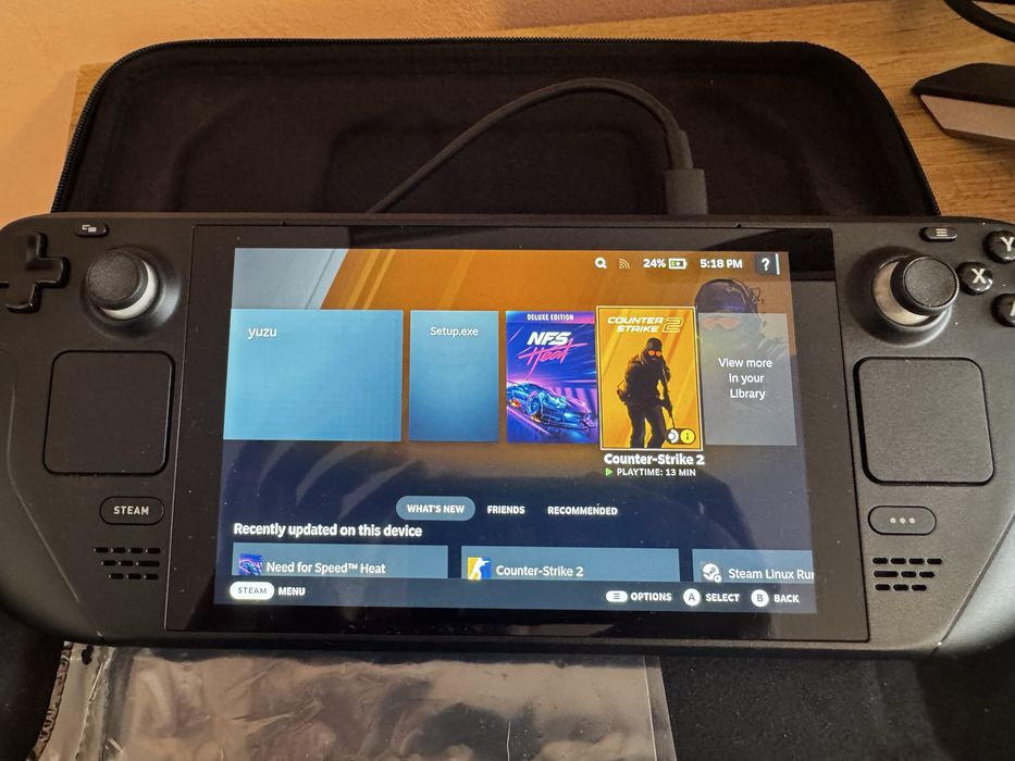 Steam deck LCD 512Gb + 256Gb