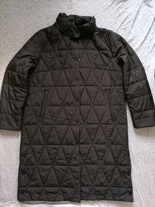 Пуховик длинный женский