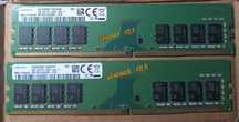 memorii RAM PC desktop tip DDR4 16GB 2x8GB 2666 noi, marca samsung.