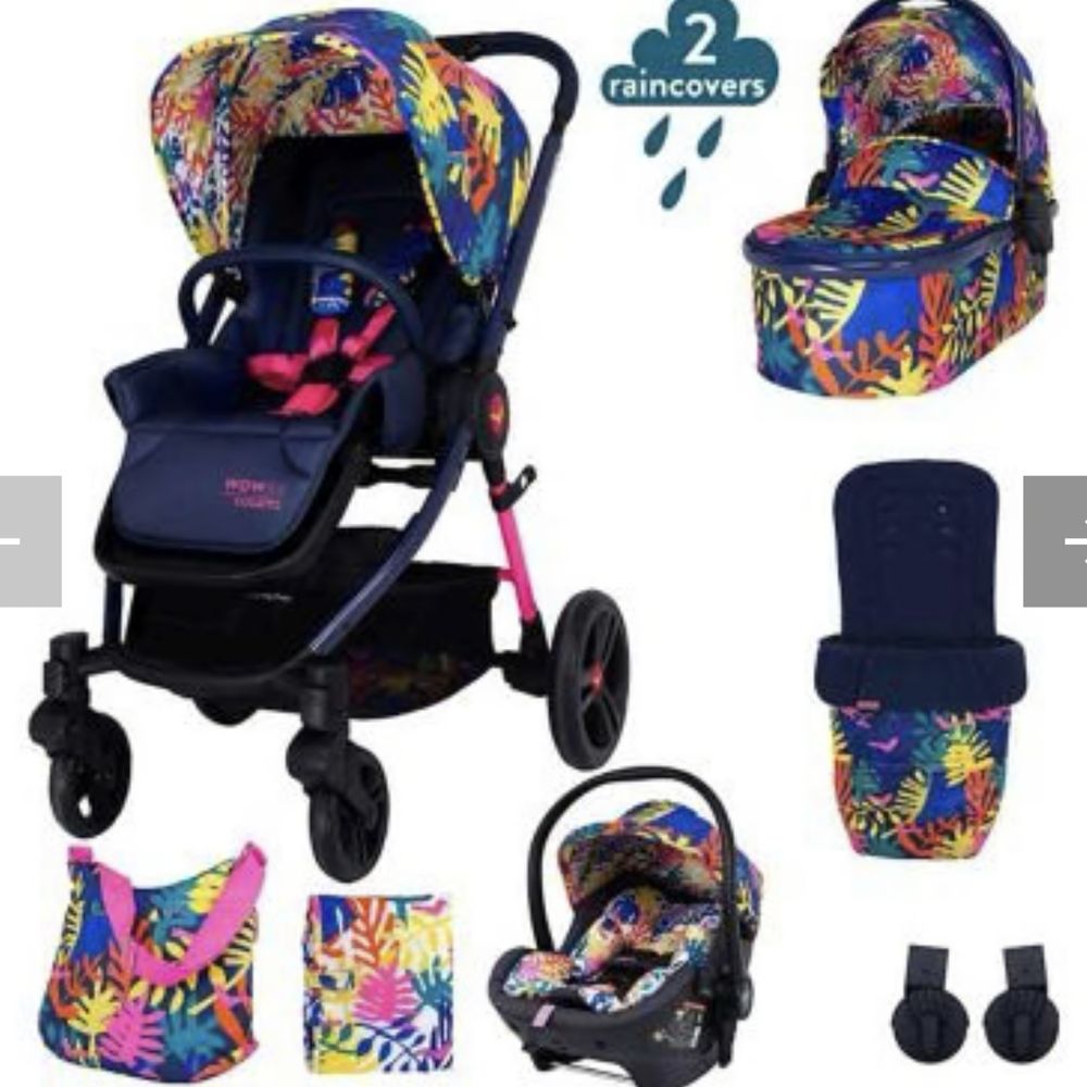 Carucior 3 in 1 Cosatto Wowee Tropicana Pachet EXTRA