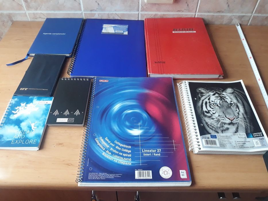 Caiete de diferite marimi