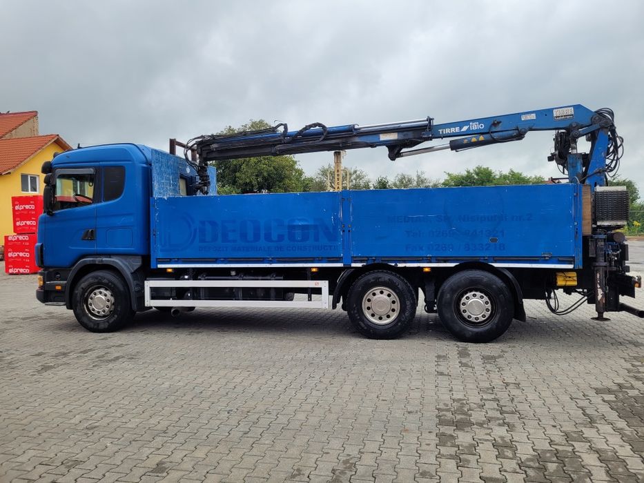 Scania cu macara