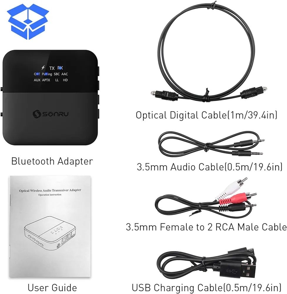Bluetooth 5.0 аудио адаптер SONRU