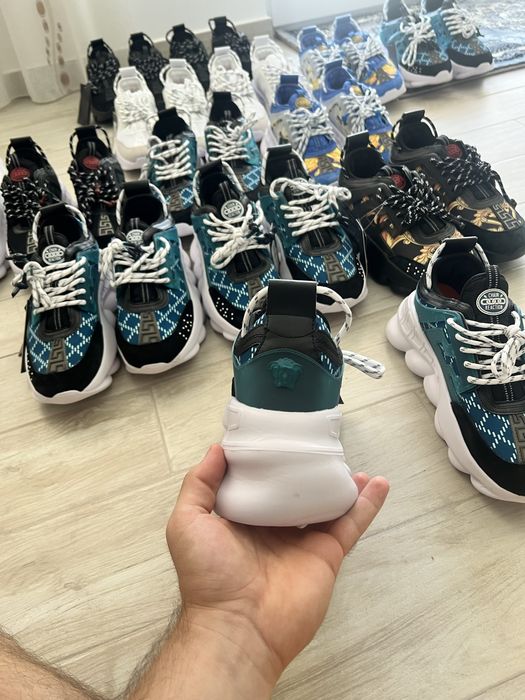 Adidasi Versace Chain Reaction Noi