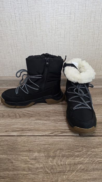 Сапоги зимние на мальчика. Размер 35