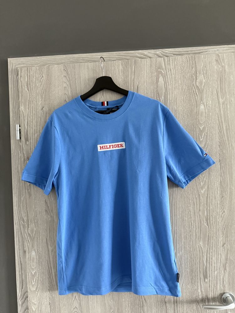 Tommy Hilfiger monotype box tricou albastru marimea M nou original