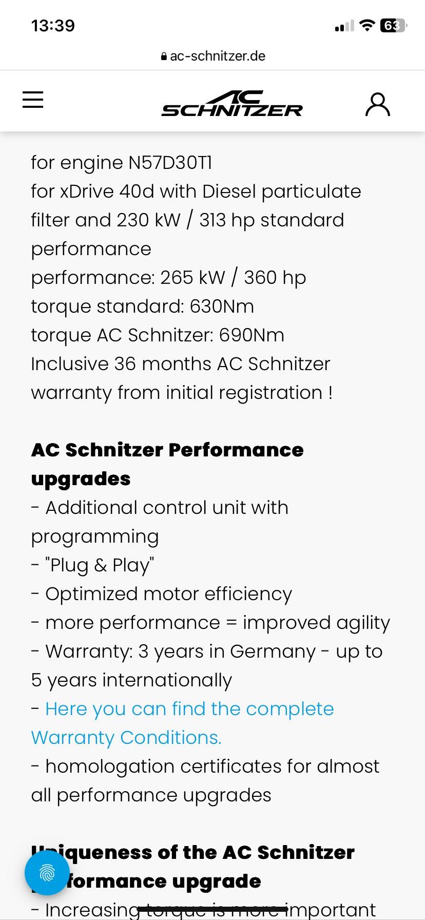 Power Box BMW AC SCHNITZER- Performance control Module