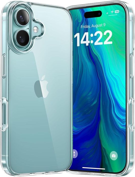 Прозрачен силиконов удароустойчив кейс за apple iphone 17