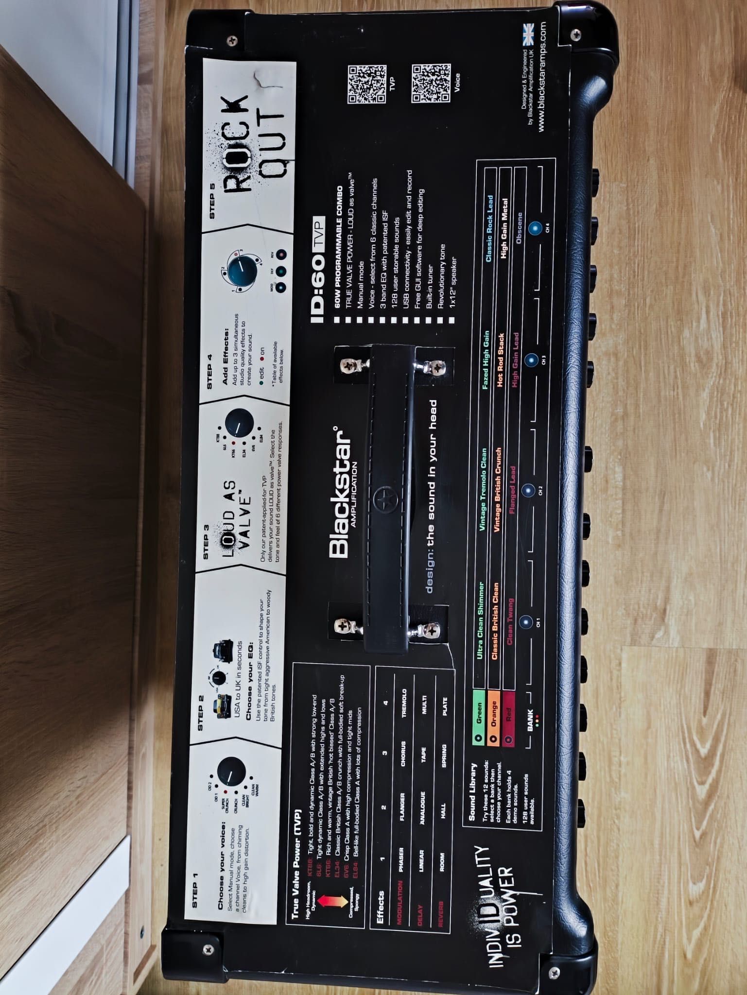 Blackstar ID:60 TVP+FS-10 Footswich, китарно кубе/ усилвател
