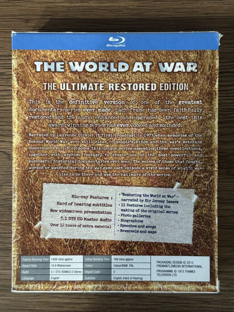Miniseria Documentar World at War blu-ray fara subtitrare RO