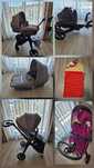 Cărucior Stokke v6 cu scoica si accesorii