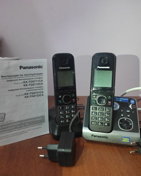 Телефон БУ, 2 трубки в хорошем состоянии